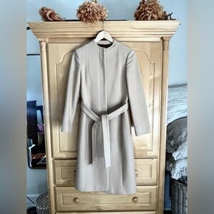 J.Crew Long Wool Coat with Belt